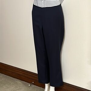 “346” Brooks Brothers Caroline Fit Navy Wool Gabardine Dress Pants, Size 14